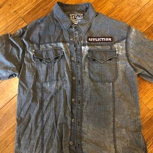 Men’s Affliction button down
